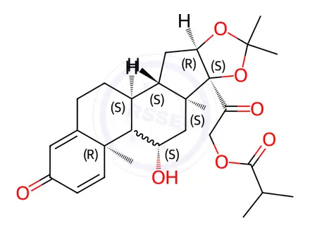 Chemical structure of Desonide Impurity 25