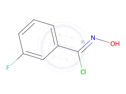 Chemical structure of 3-Fluoro-N-hydroxybenzimidoyl Chloride