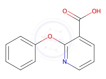 Chemical structure of 2-Phenoxynicotinic Acid