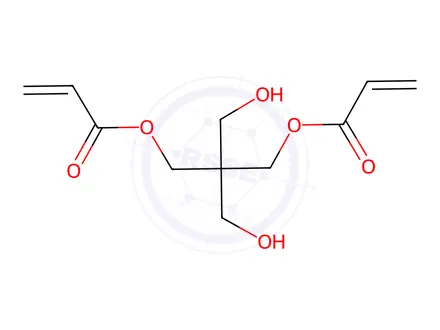 Chemical structure of 2,2-bis(hydroxymethyl)-1,3-propanediyl diacrylate