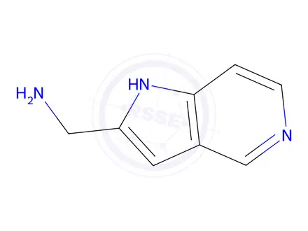 Chemical structure of {1H-pyrrolo[3,2-c]pyridin-2-yl}methanamine dihydrochloride