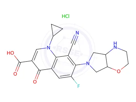 Chemical structure of Finafloxacin Hydrochloride