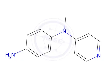 Chemical structure of N1-methyl-N1-(pyridin-4-yl)benzene-1,4-diamine
