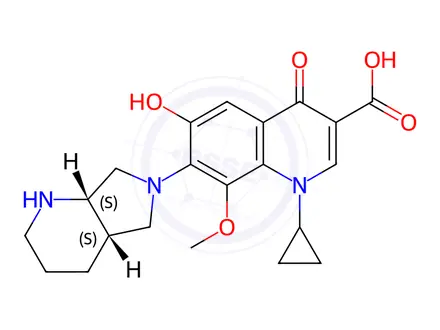 Chemical structure of Moxifloxacin Impurity 258