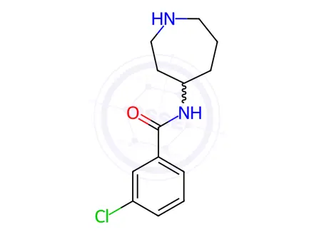 Chemical structure of N-(Azepan-4-yl)-3-chlorobenzamide