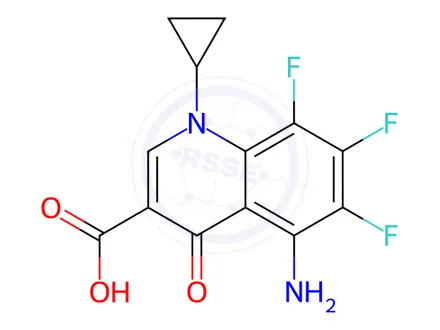 Chemical structure of Sparfloxacin Impurity 3