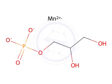 Chemical structure of MANGANESE GLYCEROPHOSPHATE HYDRATE
