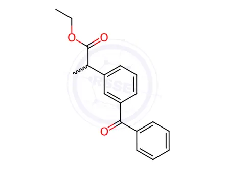 Chemical structure of Ketoprofen Ethyl Ester