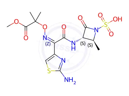 Chemical structure of Aztreonam Methyl Ester