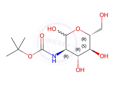 Chemical structure of N-Boc-D-glucosamine