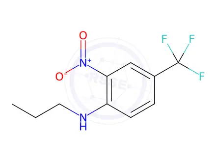 Chemical structure of 2-Nitro-N-propyl-4-(trifluoromethyl)aniline
