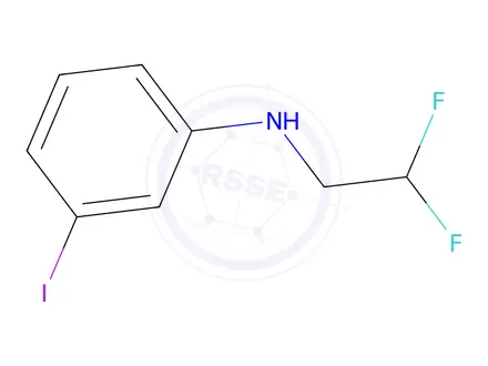 Chemical structure of n-(2,2-Difluoroethyl)-3-iodoaniline