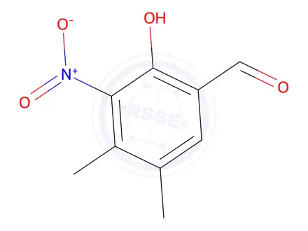 Chemical structure of 2-Hydroxy-4,5-dimethyl-3-nitrobenzaldehyde
