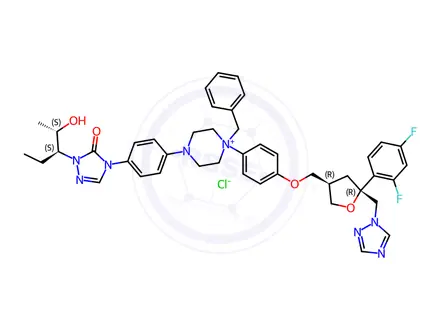Chemical structure of Posaconazole Impurity 568