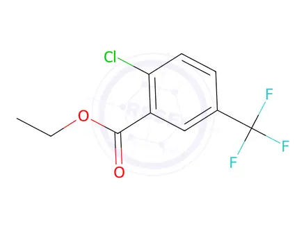 Chemical structure of Ethyl 2-chloro-5-(trifluoromethyl)benzoate