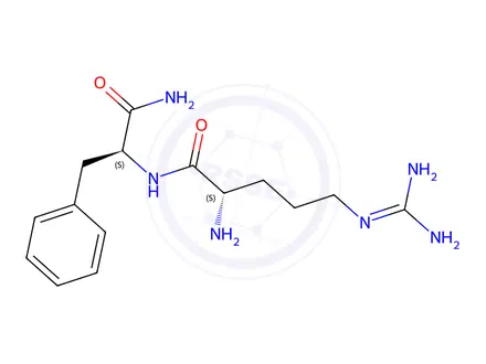 Chemical structure of H-Arg-Phe-NH?