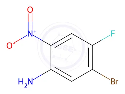 Chemical structure of 5-Bromo-4-fluoro-2-nitroaniline