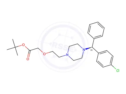 Chemical structure of tert-Butyl (S)-Cetirizine