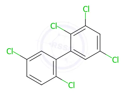 Chemical structure of 2,2',3,5,5'-Pentachlorobiphenyl