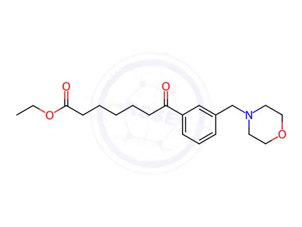 Chemical structure of Ethyl 7-[3-(morpholinomethyl)phenyl]-7-oxoheptanoate