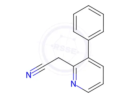 Chemical structure of 2-(3-phenylpyridin-2-yl)acetonitrile