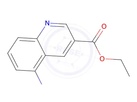 Chemical structure of ethyl 5-aminoquinoline-3-carboxylate