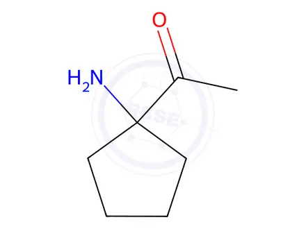 Chemical structure of 1-(1-Aminocyclopentyl)ethan-1-one