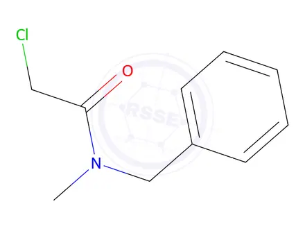 Chemical structure of N-benzyl-2-chloro-N-methylacetamide