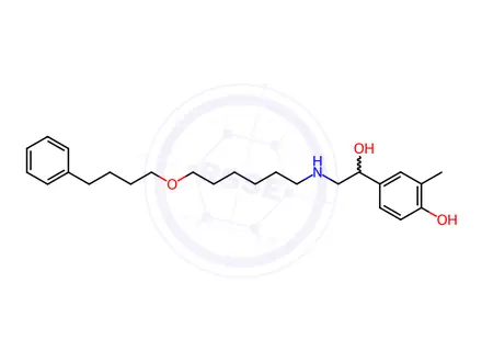 Chemical structure of Salmeterol EP Impurity F