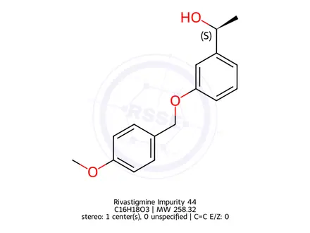 Chemical structure of Rivastigmine Impurity 44