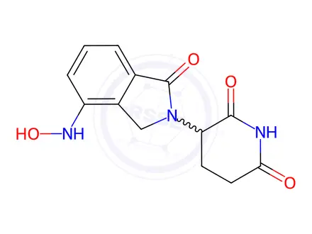 Chemical structure of Lenalidomide N-Hydroxy Impurity