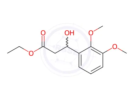 Chemical structure of Ethyl β-hydroxy-2,3-dimethoxybenzenepropanoate