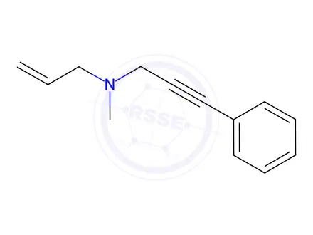 Chemical structure of N-Methyl-N-(3-phenylprop-2-yn-1-yl)prop-2-en-1-amine
