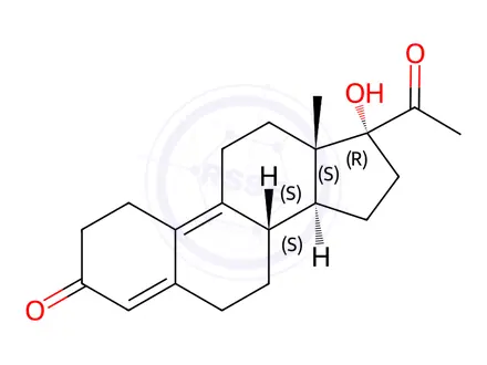 Chemical structure of Ulipristal Impurity 55