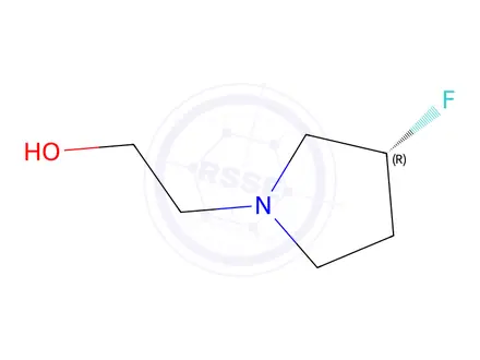 Chemical structure of (R)-2-(3-fluoropyrrolidin-1-yl)ethan-1-ol