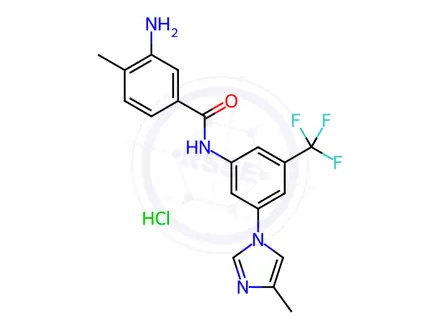 Chemical structure of Nilotinib Impurity D