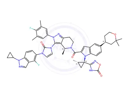 Chemical structure of Orforglipron Impurity 146