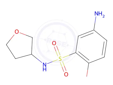 Chemical structure of 5-Amino-2-methoxy-N-(oxolan-3-yl)benzene-1-sulfonamide