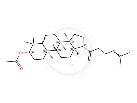 Chemical structure of Dammaradienyl Acetate
