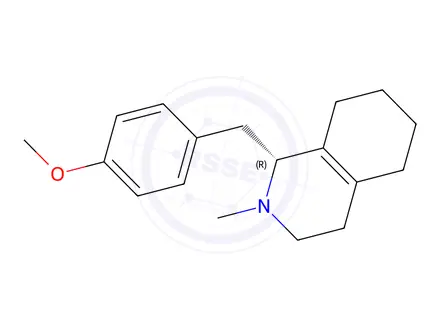 Chemical structure of (R)-1-(4-Methoxybenzyl)-2-methyl-1,2,3,4,5,6,7,8-octahydroisoquinoline