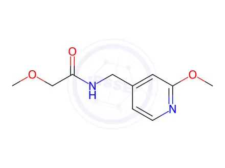 Chemical structure of 2-Methoxy-N-((2-methoxypyridin-4-yl)methyl)acetamide