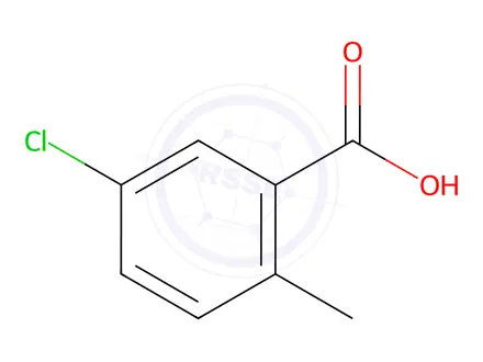 Chemical structure of 5-Chloro-2-methylbenzoic acid