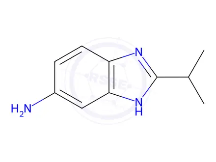 Chemical structure of 2-ISOPROPYL-1 H-BENZOIMIDAZOL-5-YLAMINE DIHYDROCHLORIDE