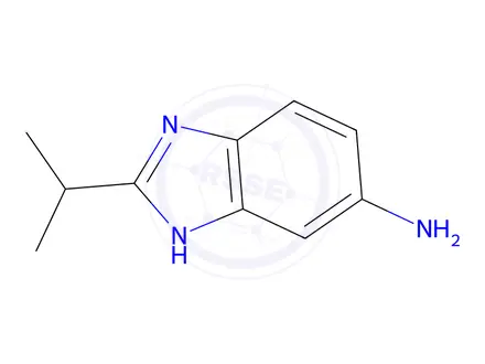 Chemical structure of 2-ISOPROPYL-1 H-BENZOIMIDAZOL-5-YLAMINE DIHYDROCHLORIDE