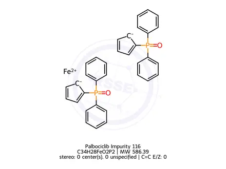 Chemical structure of Palbociclib Impurity 116