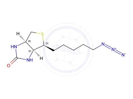 Chemical structure of Biotin-C5-Azide