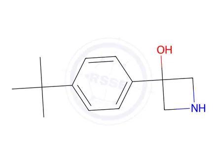 Chemical structure of 3-(4-(Tert-butyl)phenyl)azetidin-3-ol