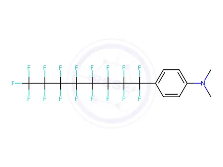 Chemical structure of N,N-Dimethyl-4-(perfluorooctyl)aniline