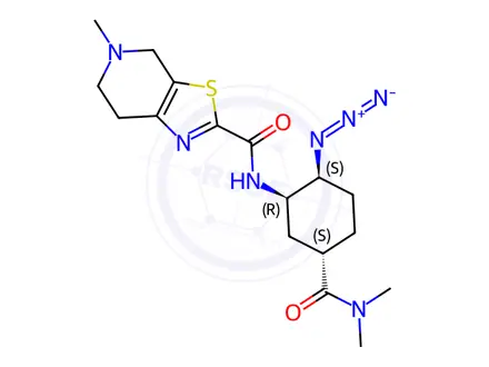 Chemical structure of Edoxaban 2-Azido Impurity