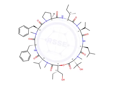Chemical structure of Aureobasidin S3